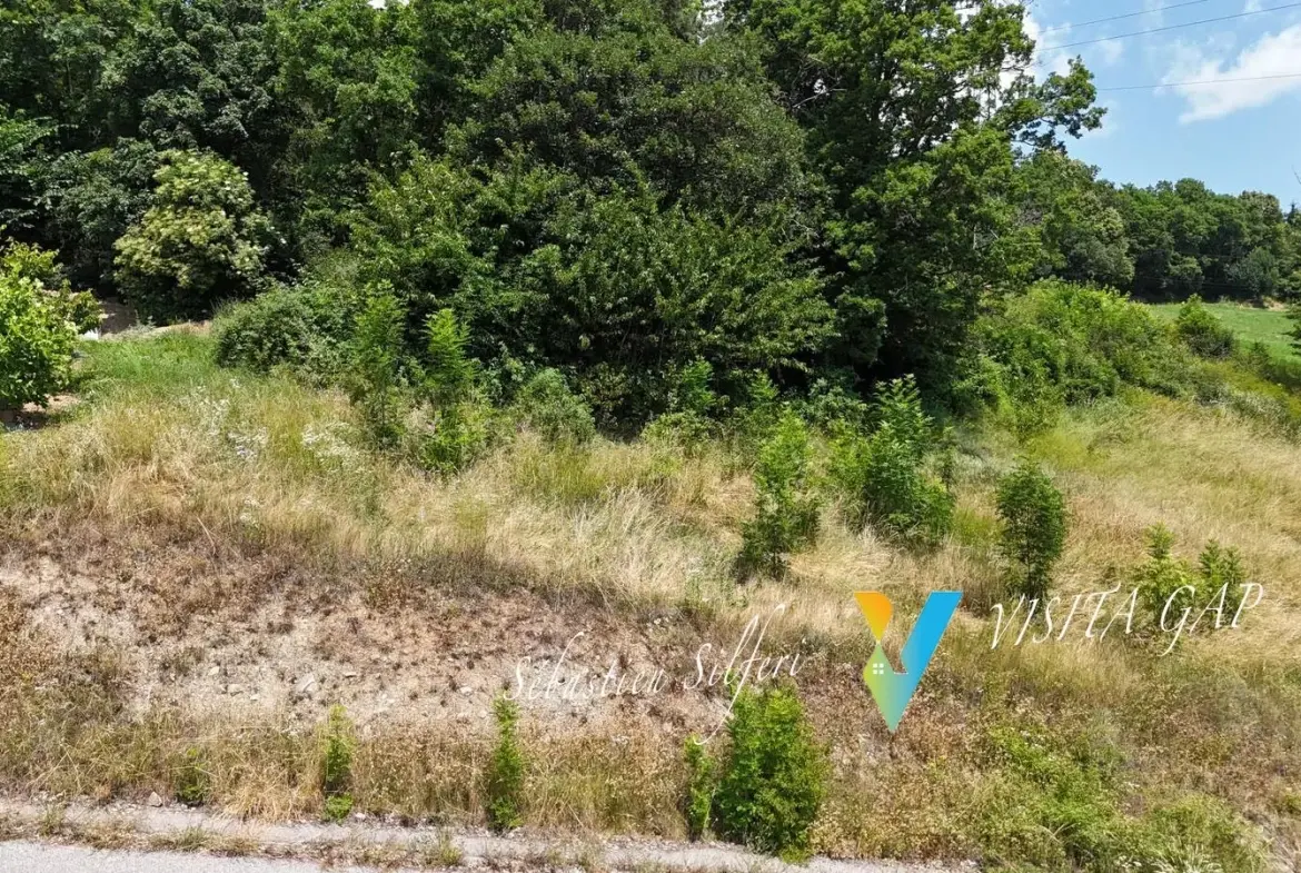 Terrain à bâtir de 512 m² à Gap, vue panoramique, secteur Charance 