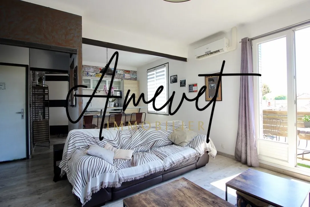 Appartement T2 avec terrasse et balcon à vendre à Avignon, lumineux et calme 