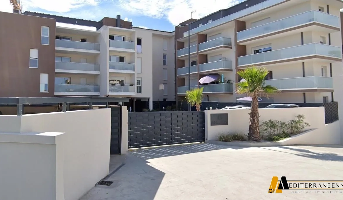 Bel appartement T3 avec terrasse à Béziers - Résidence calme et bien située 