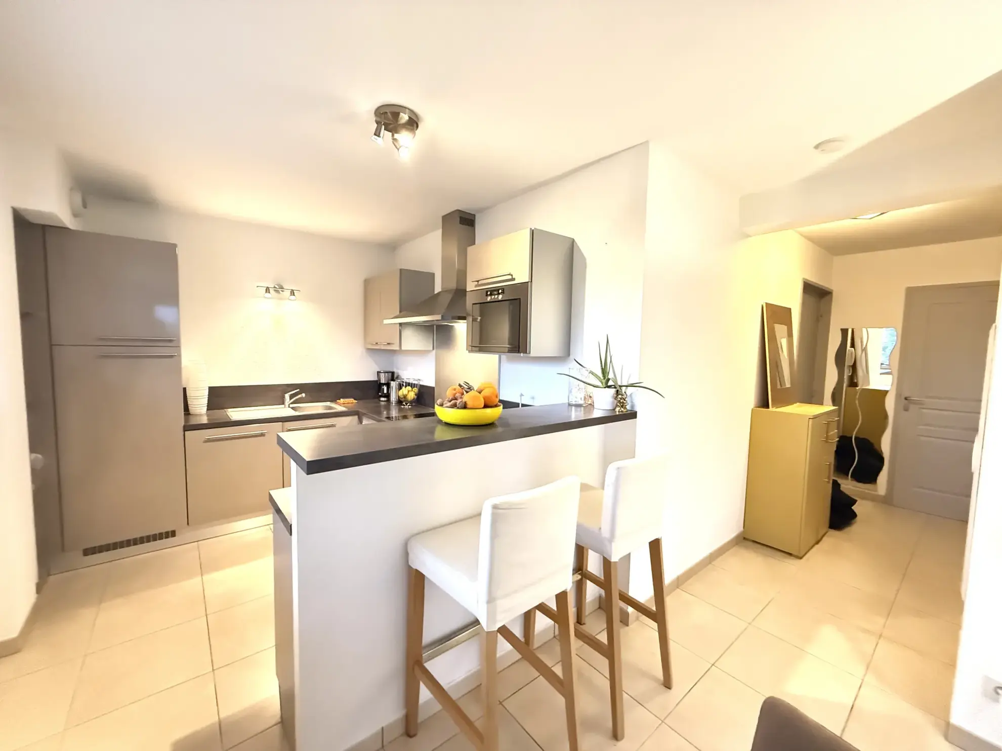Appartement T2 meublé de 45 m² avec terrasse et parking à Perpignan 