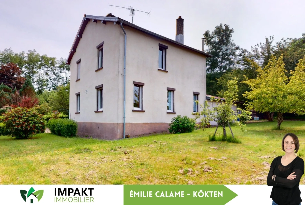 Maison ancienne à vendre à Champagney avec jardin et potentiel de rénovation 