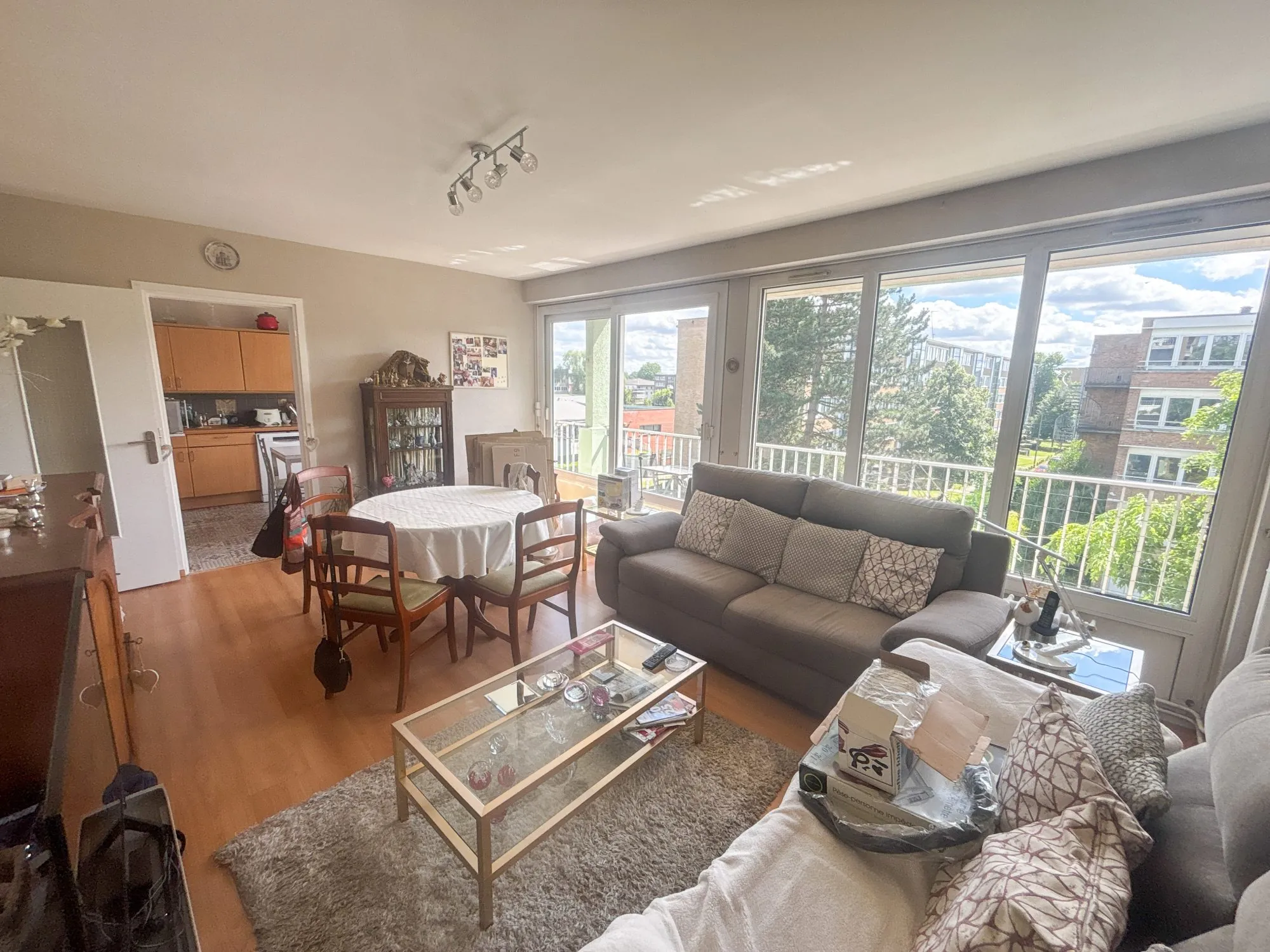 Achat appartement 3 chambres à Lys Lez Lannoy avec balcon et cave 