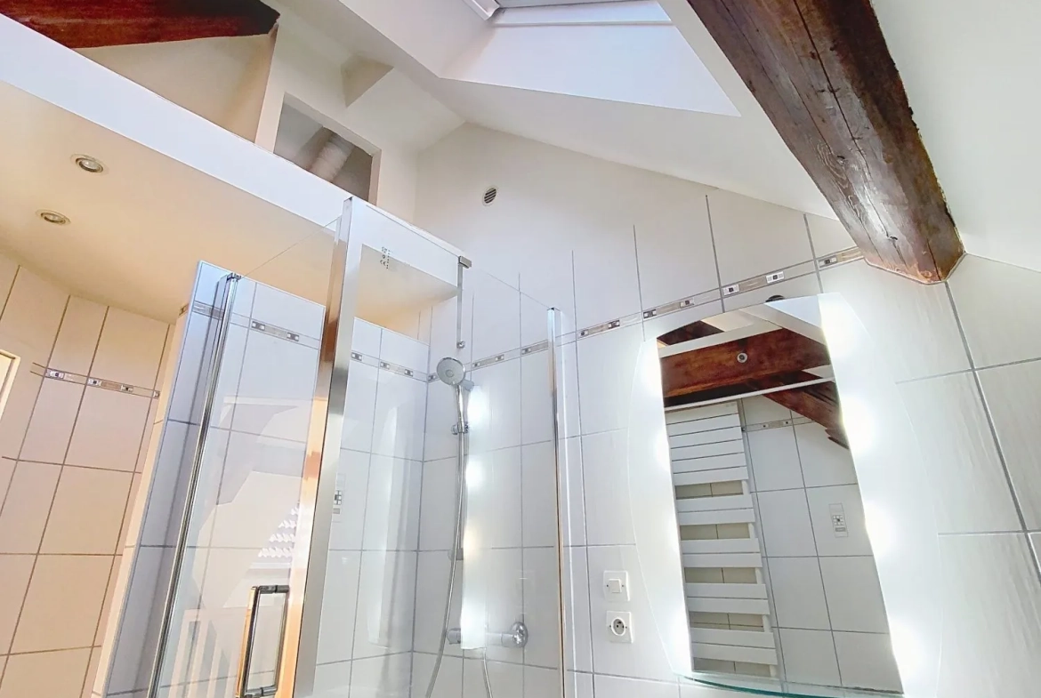 puits de lumière Appartement duplex rénové de 76 m² à Bouxwiller, idéal premier achat ou investissement 