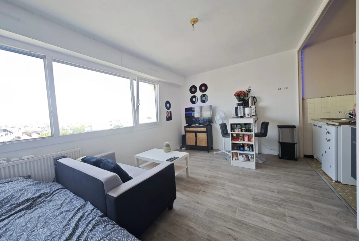 Studio à vendre dans le quartier Giraudeau-Rabelais à Tours, proche commodités 