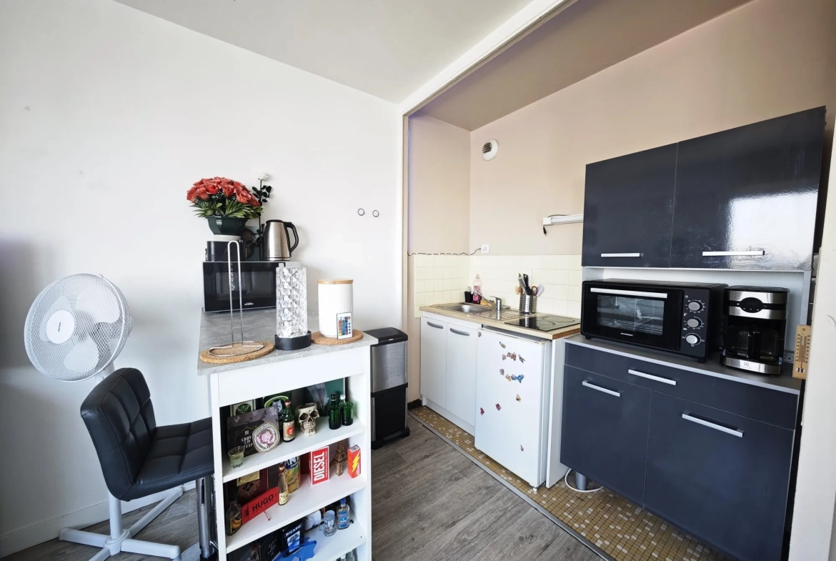 Studio à vendre dans le quartier Giraudeau-Rabelais à Tours, proche commodités 