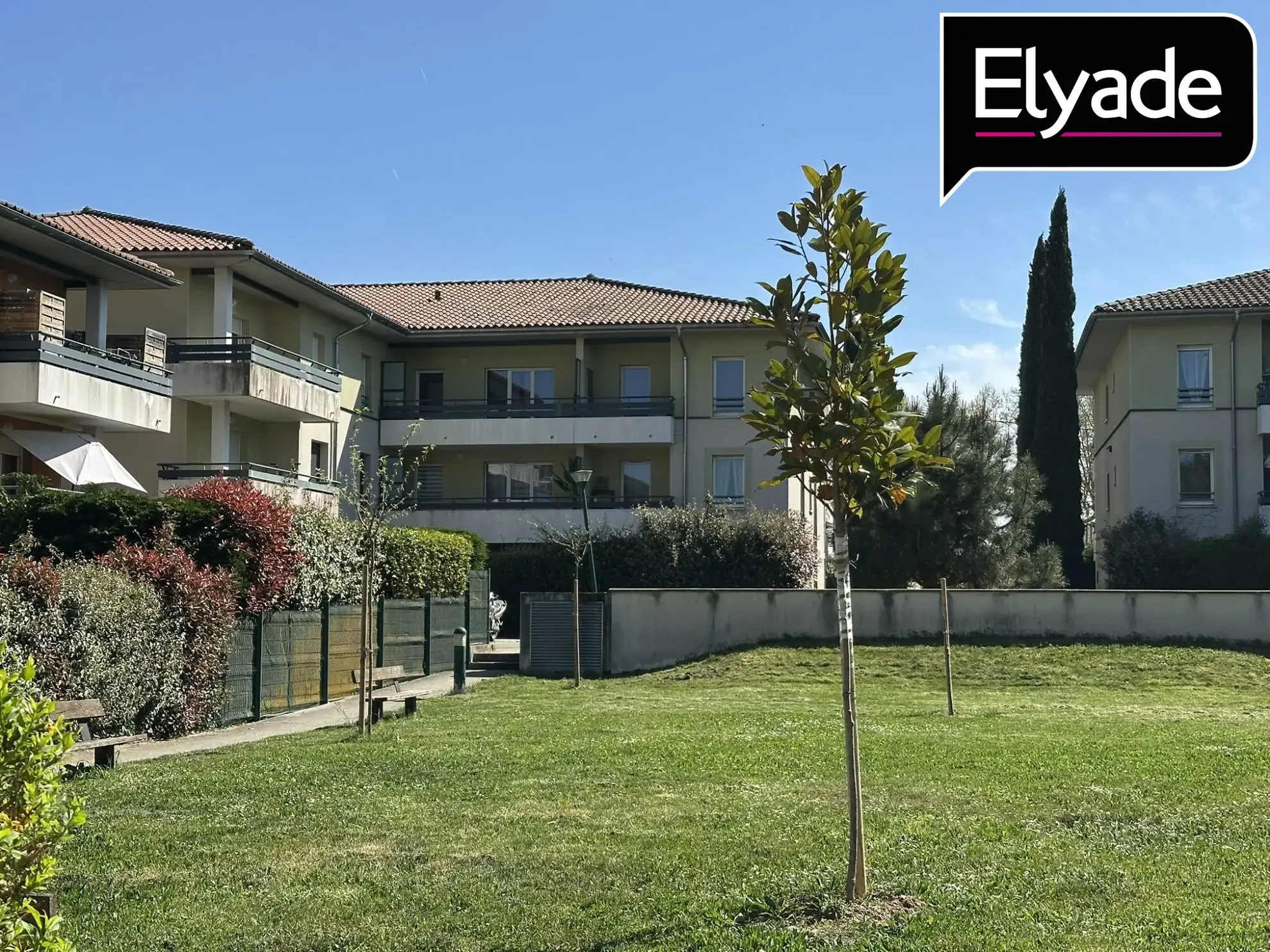 A vendre appartement T3 lumineux avec balcon et parking à Léguvin 