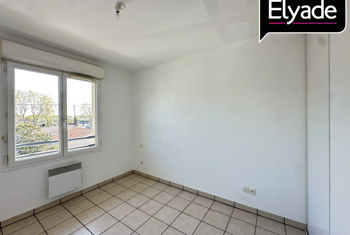 A vendre appartement T3 lumineux avec balcon et parking à Léguvin 
