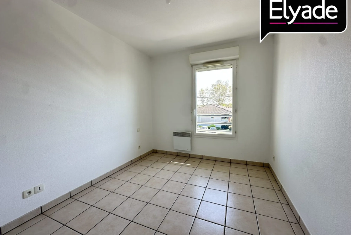 A vendre appartement T3 lumineux avec balcon et parking à Léguvin 