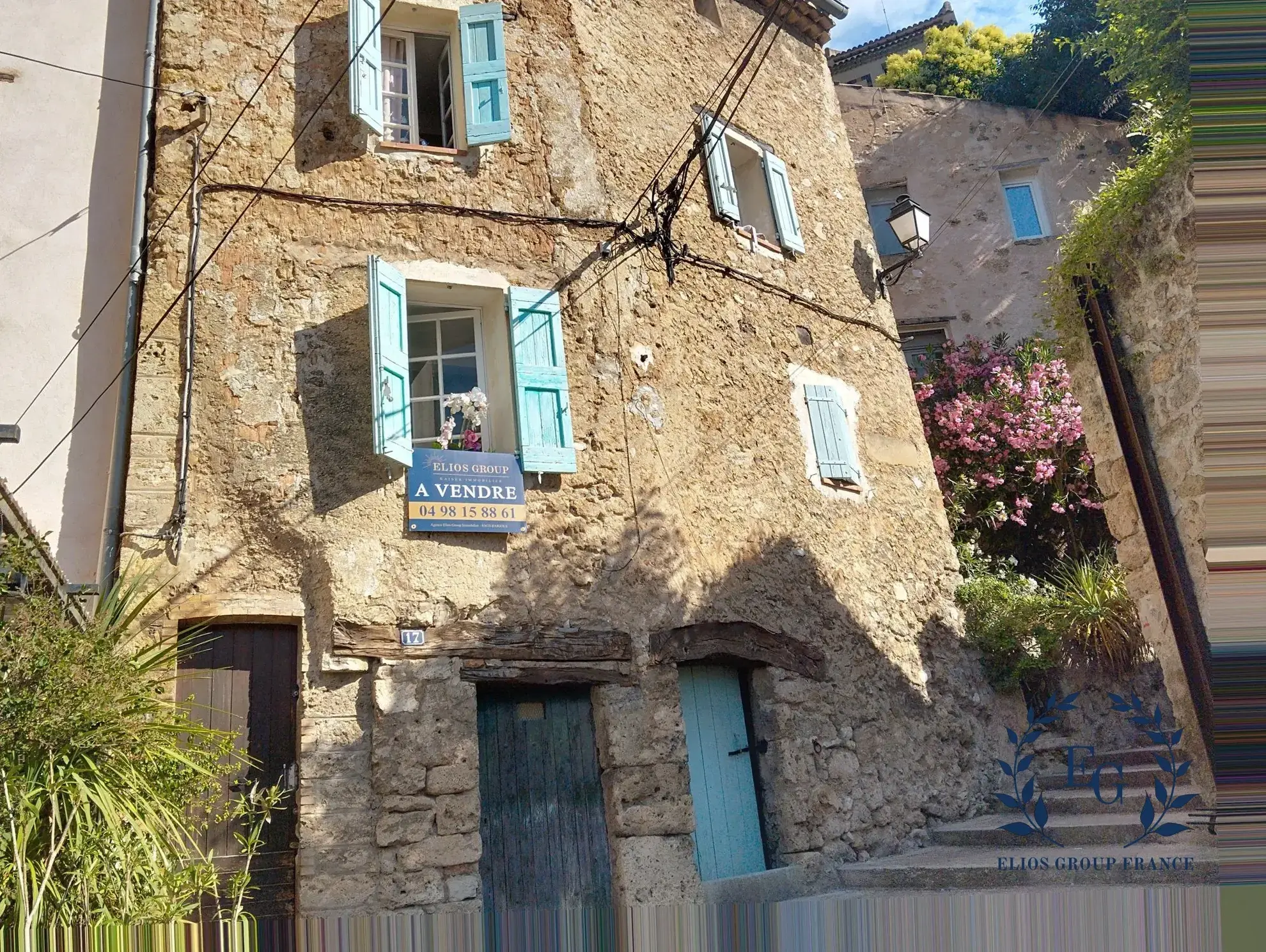 Maison en pierre à vendre à Barjols, 62 m², jardin et vue dégagée 