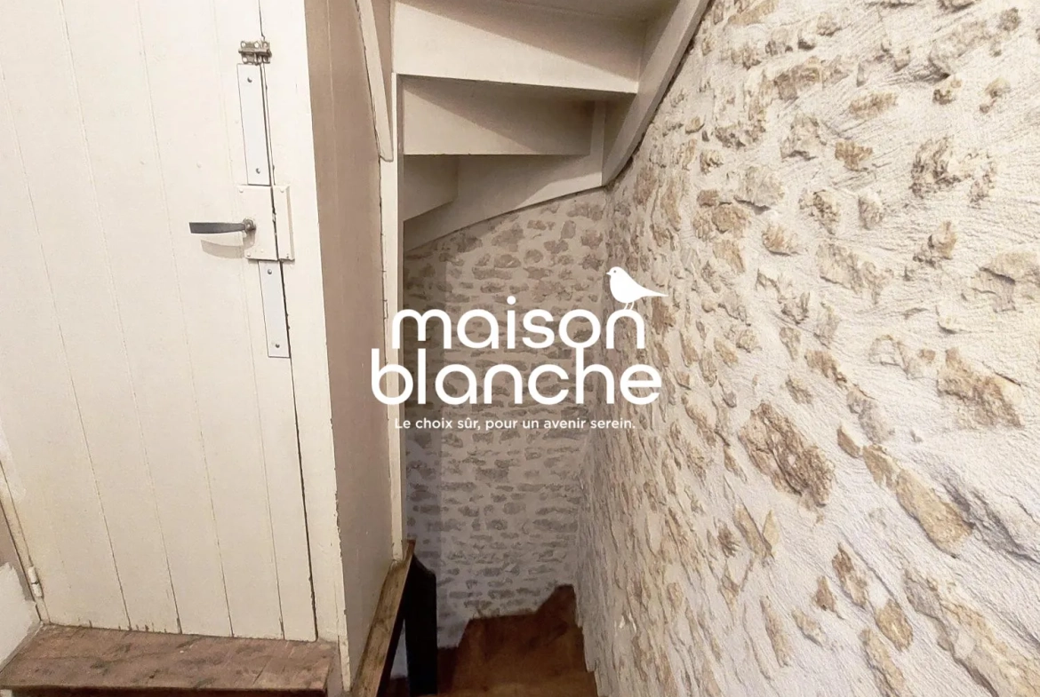 Pierres apparentes Maison à vendre à Champdeniers-Saint-Denis avec garage et cour 