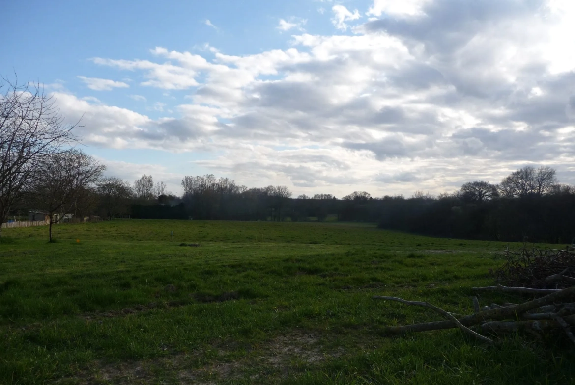 Terrain constructible de 1166 m² proche de Torcé, viabilisé et prêt à construire 
