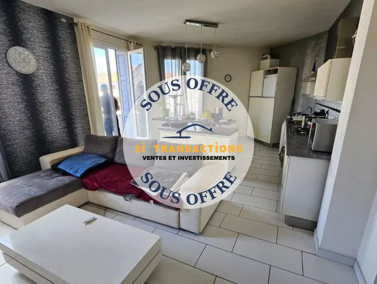 Appartement T2 meublé avec balcon à vendre à Saint-Étienne proche Châteaucreux 