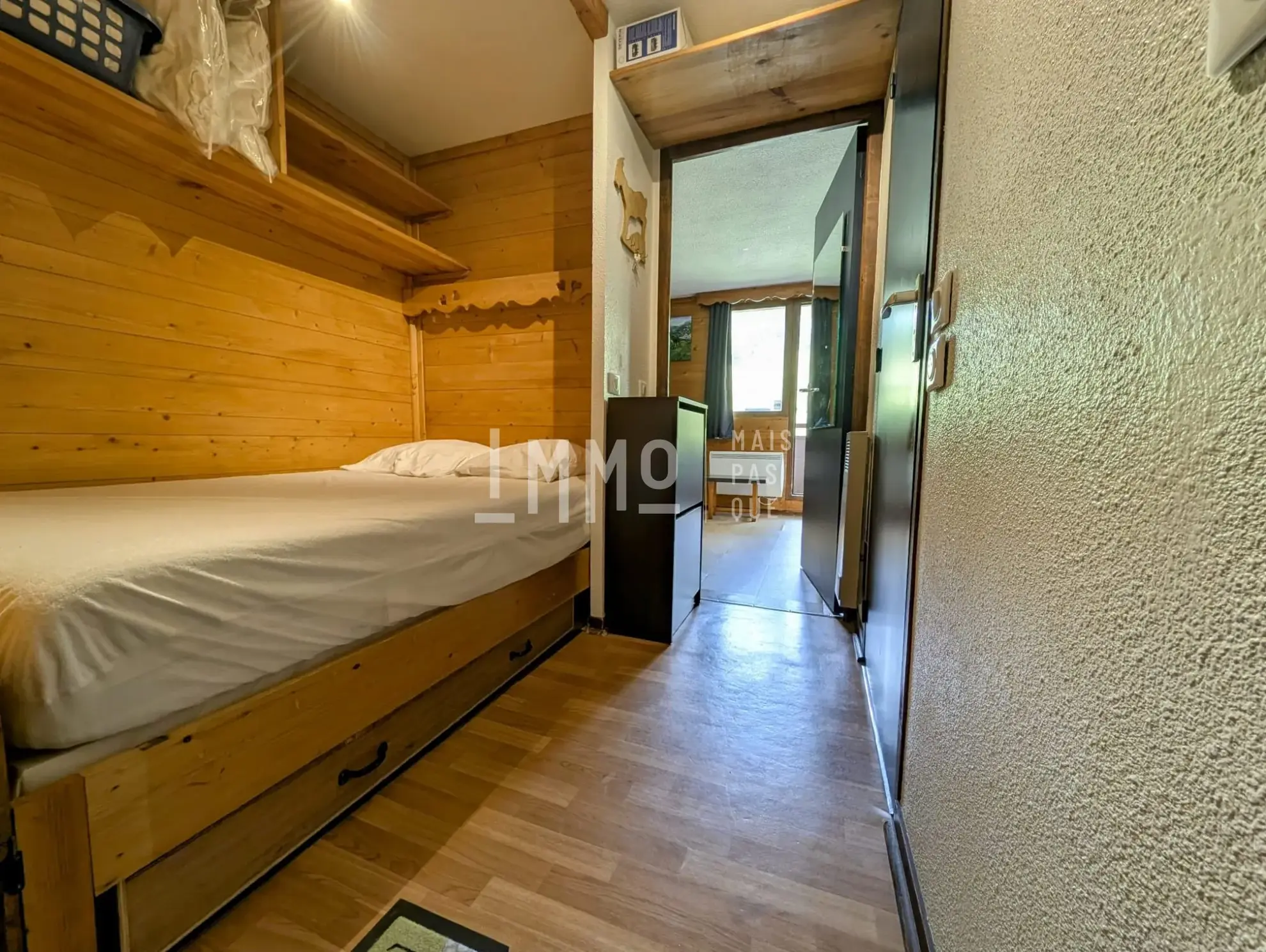 Studio dans résidence ski aux pieds à Vallandry, Vue Mont Blanc 