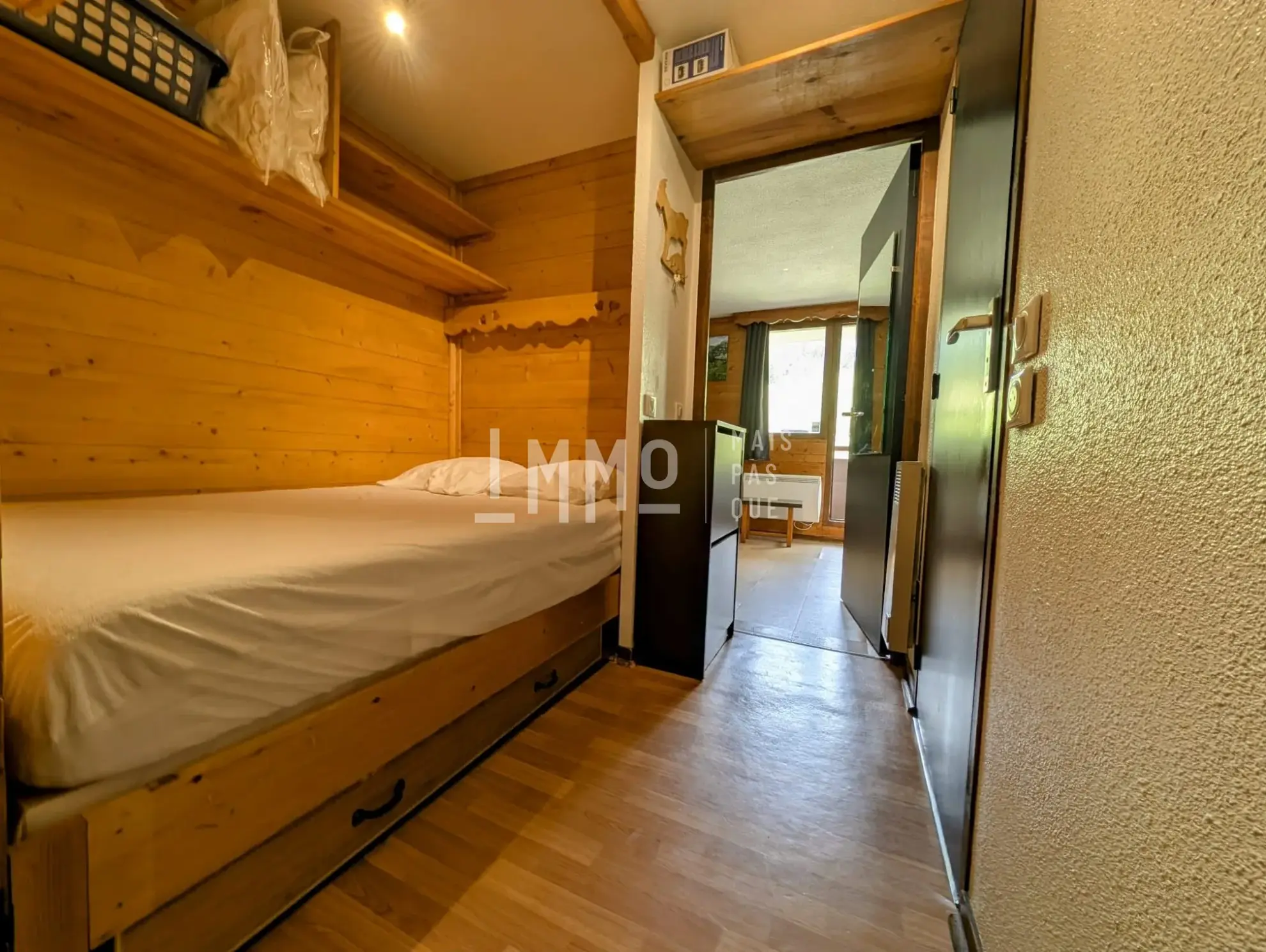Studio dans résidence ski aux pieds à Vallandry, Vue Mont Blanc 