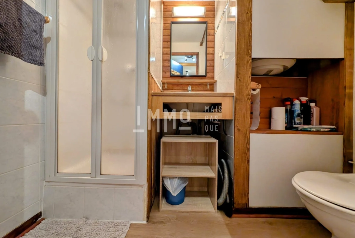 Studio dans résidence ski aux pieds à Vallandry, Vue Mont Blanc 