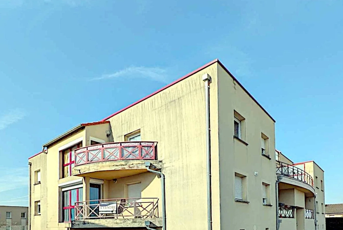 Appartement à vendre à Yutz avec parking, loué jusqu'en 2027 