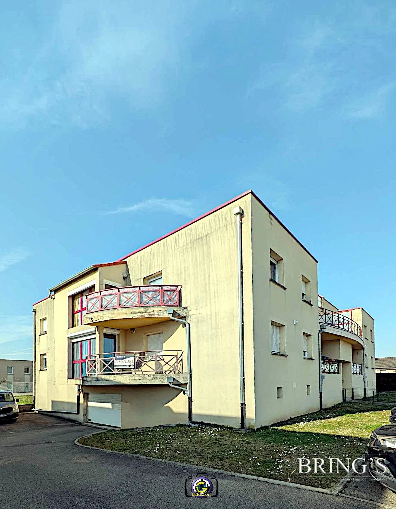 Appartement à vendre à Yutz avec parking, loué jusqu'en 2027 