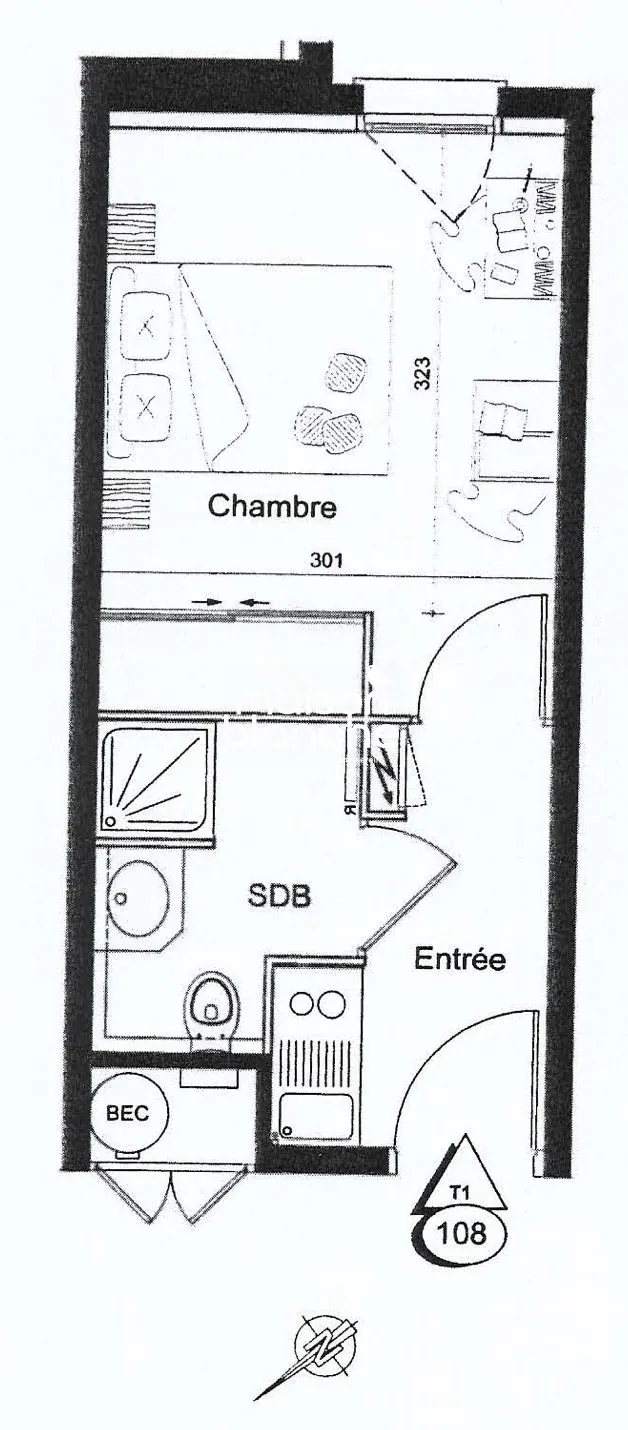 Appartement Meublé en Vente à Poitiers pour Investissement LMNP avec Bail Commercial 