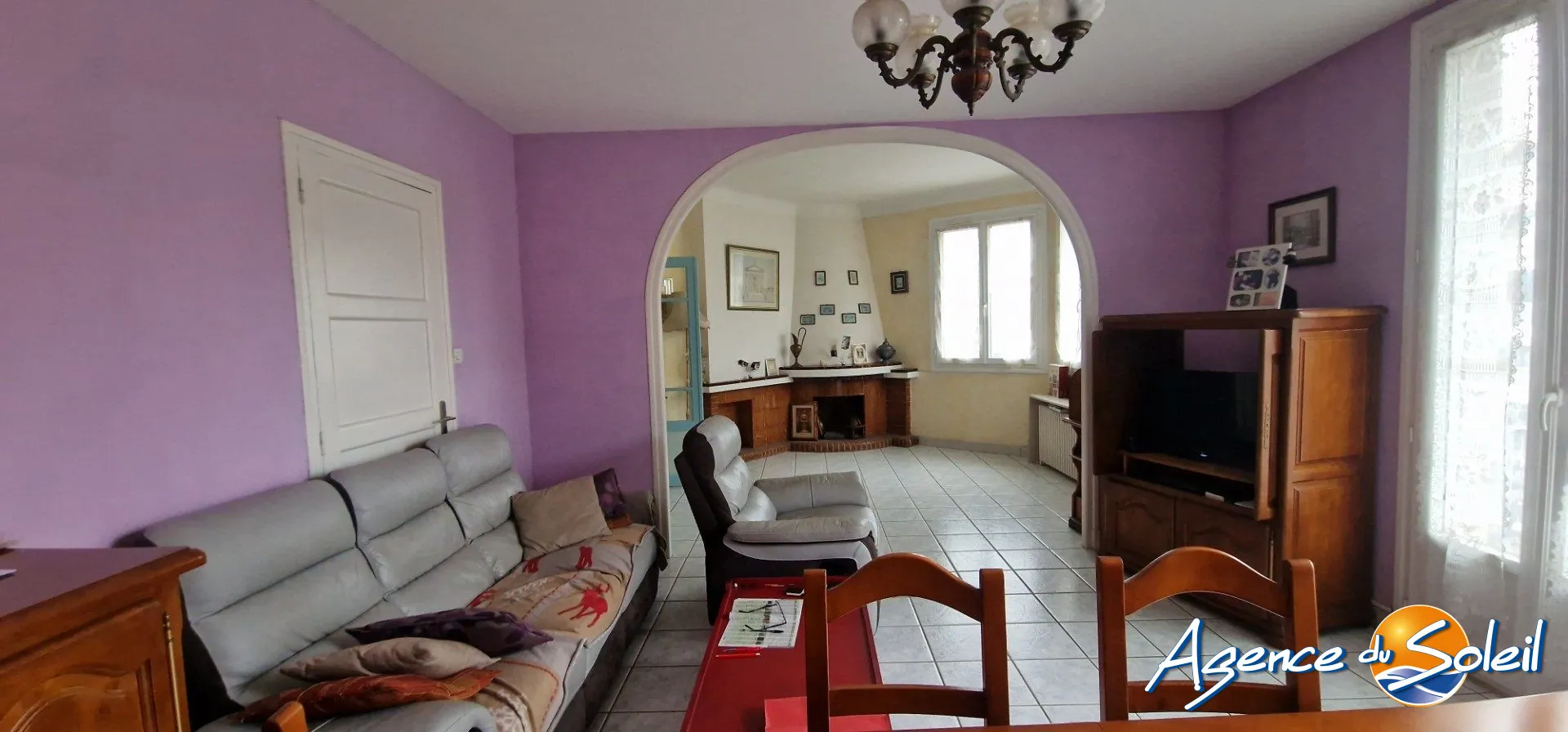 Appartement traversant de 99m² à Perpignan, dernier étage avec cave et cour 