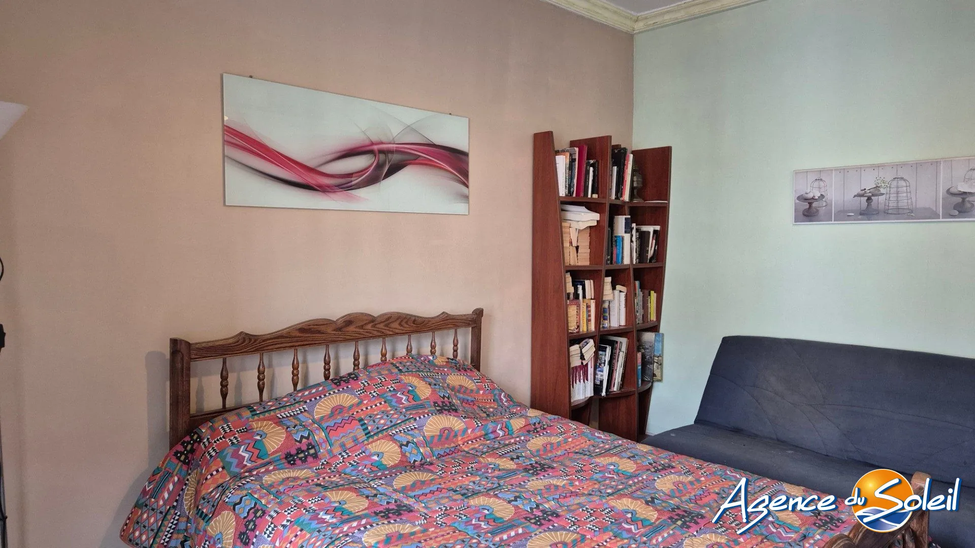 Appartement traversant de 99m² à Perpignan, dernier étage avec cave et cour 