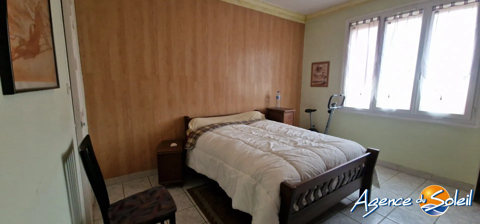 Appartement traversant de 99m² à Perpignan, dernier étage avec cave et cour 