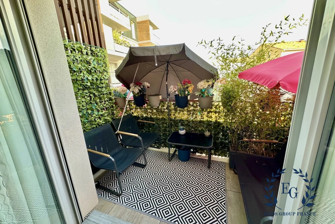 Bel appartement T2 avec terrasse et garage à Vitrolles, idéal premier achat 