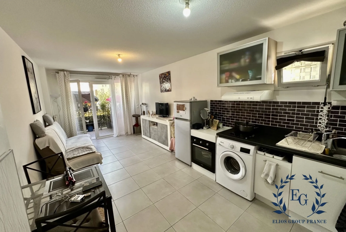 Bel appartement T2 avec terrasse et garage à Vitrolles, idéal premier achat 