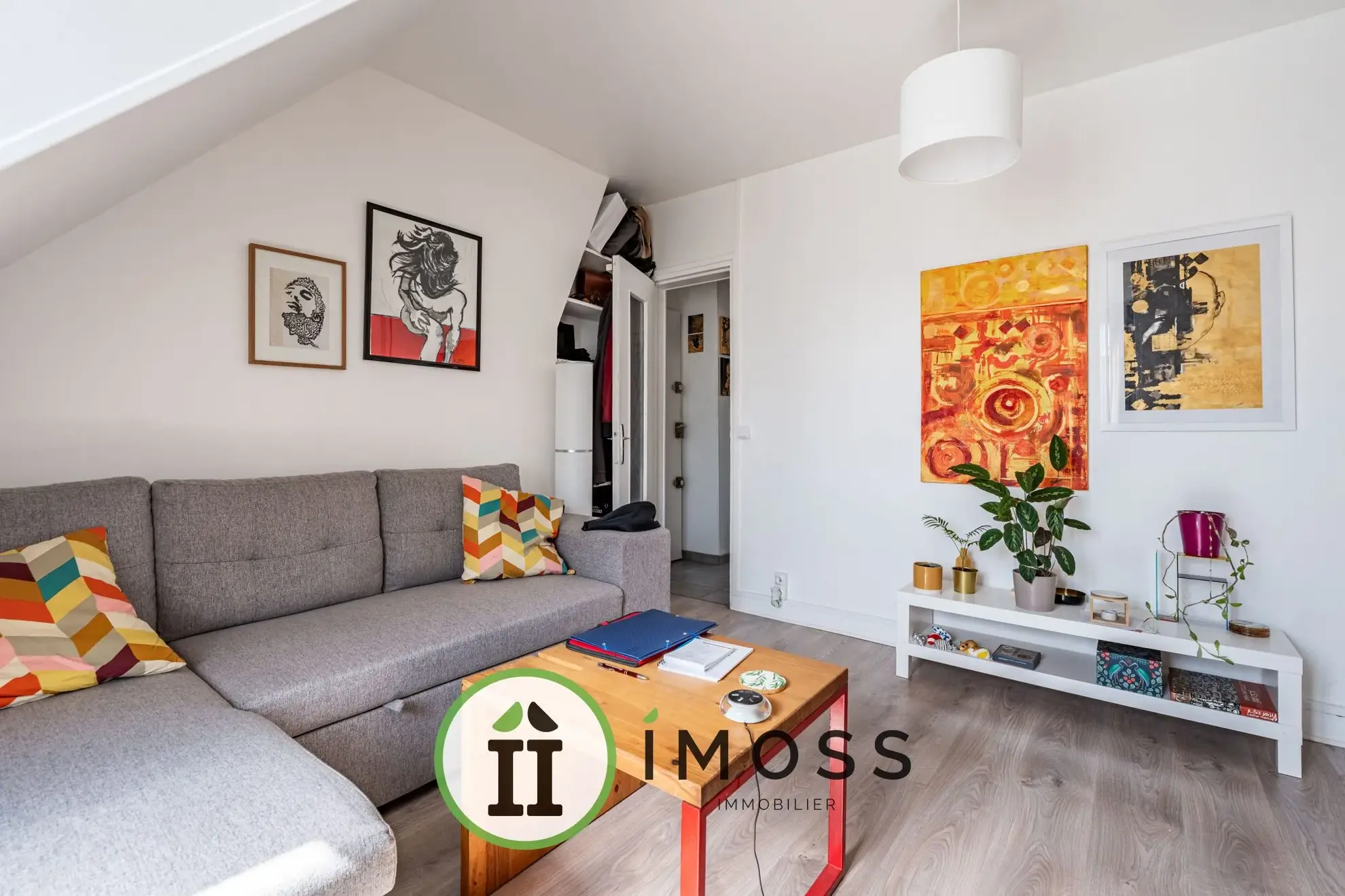 Appartement 2 pièces avec vue sur le Sacré-Cœur à Paris 18ème 