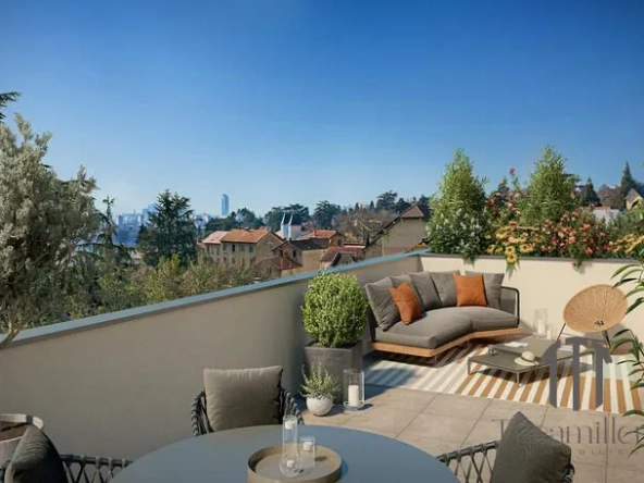 Charmant T2 avec terrasse à Marseille dans résidence neuve et moderne