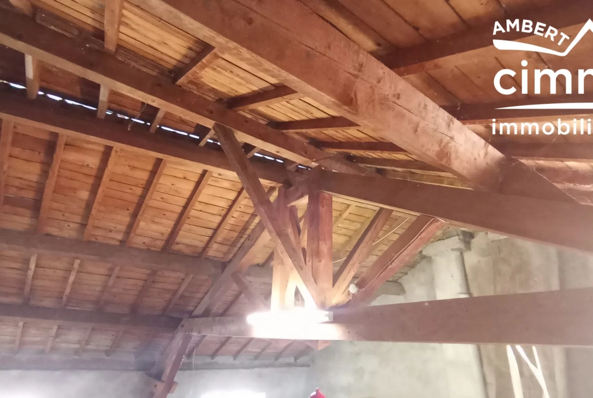 Maison avec commerce et atelier à Vertolaye - Spacieuse et modulable 