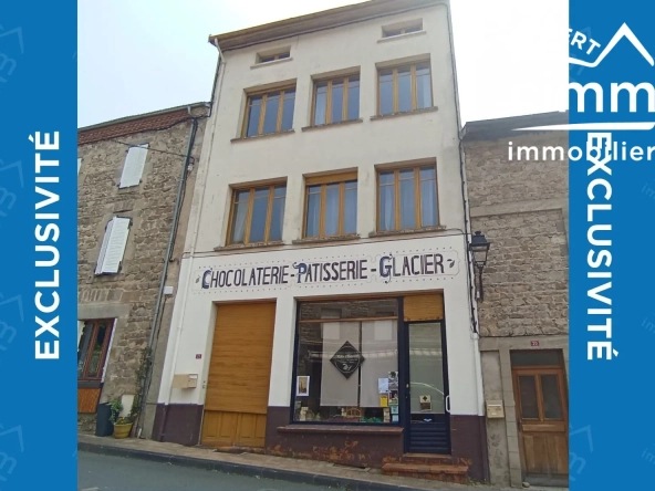 Maison avec commerce et atelier à Vertolaye - Spacieuse et modulable