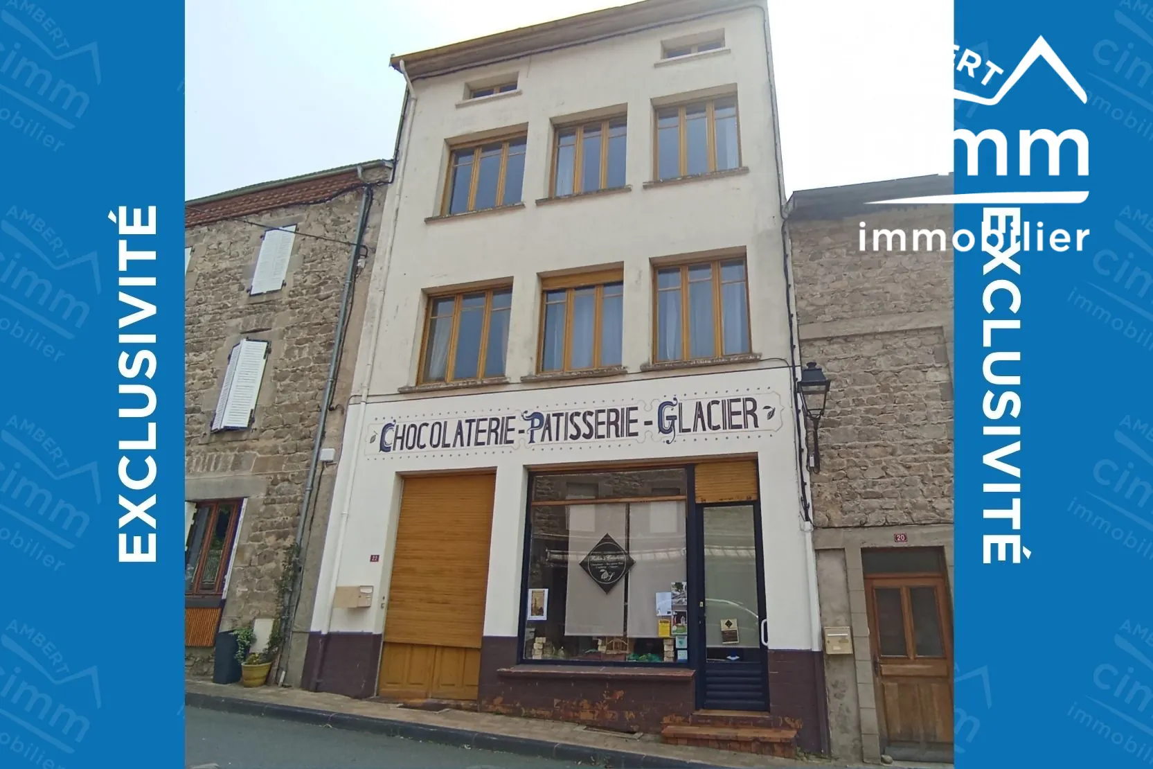 Maison avec commerce et atelier à Vertolaye - Spacieuse et modulable 