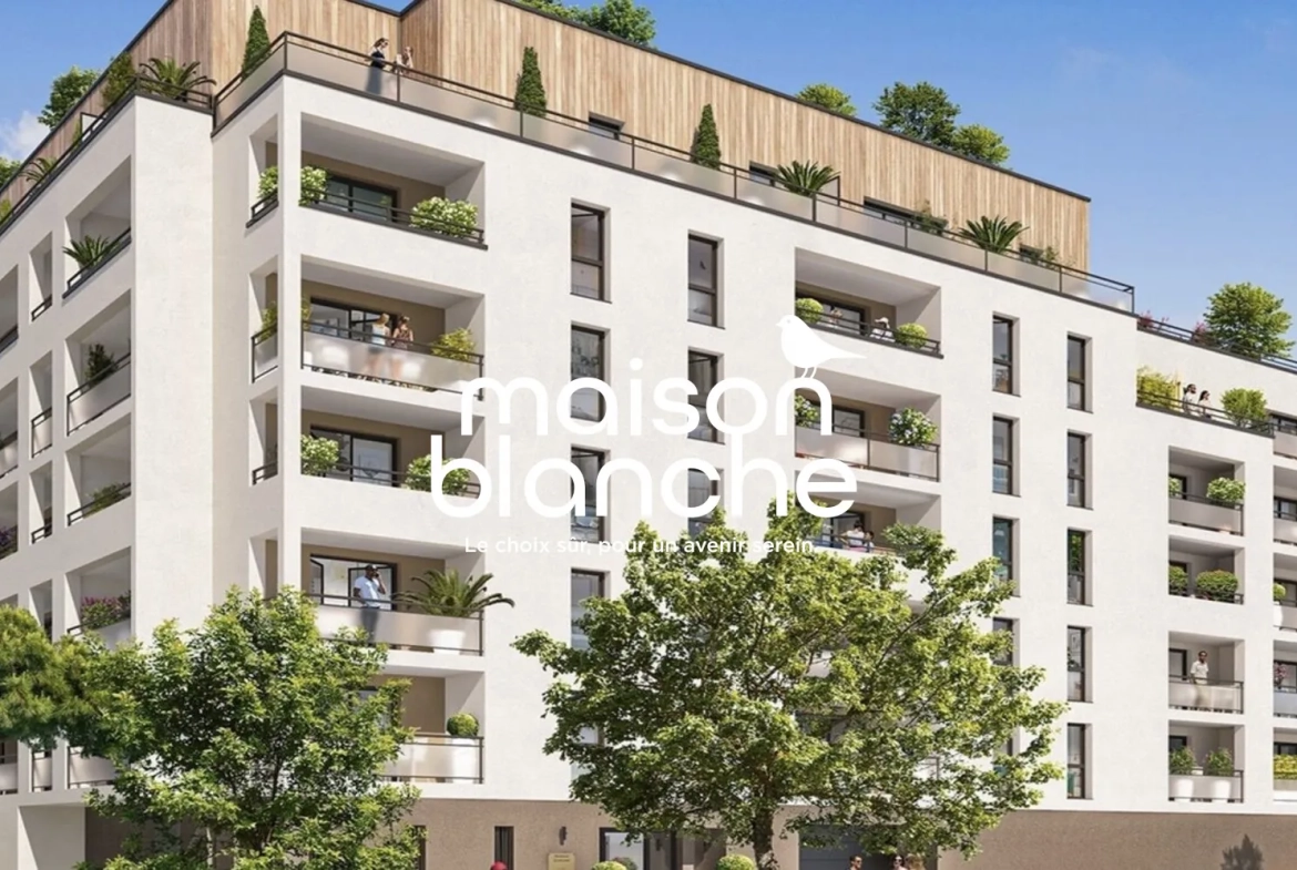 Appartement 2 pièces neuf à Laval Gare - Superficie 42,29 m² 