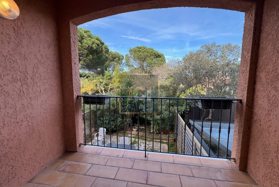 Appartement lumineux de 24,89 m² avec terrasse et parking à Sainte-Maxime 