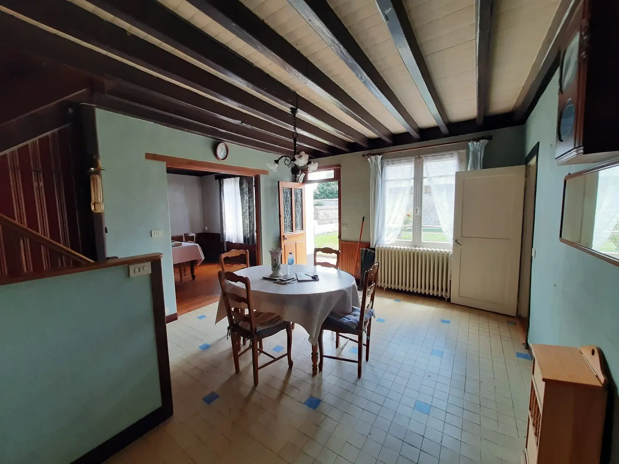 Longère à rénover en Normandie à 3 km des plages avec garage et cave - Terrain de 583 m² 