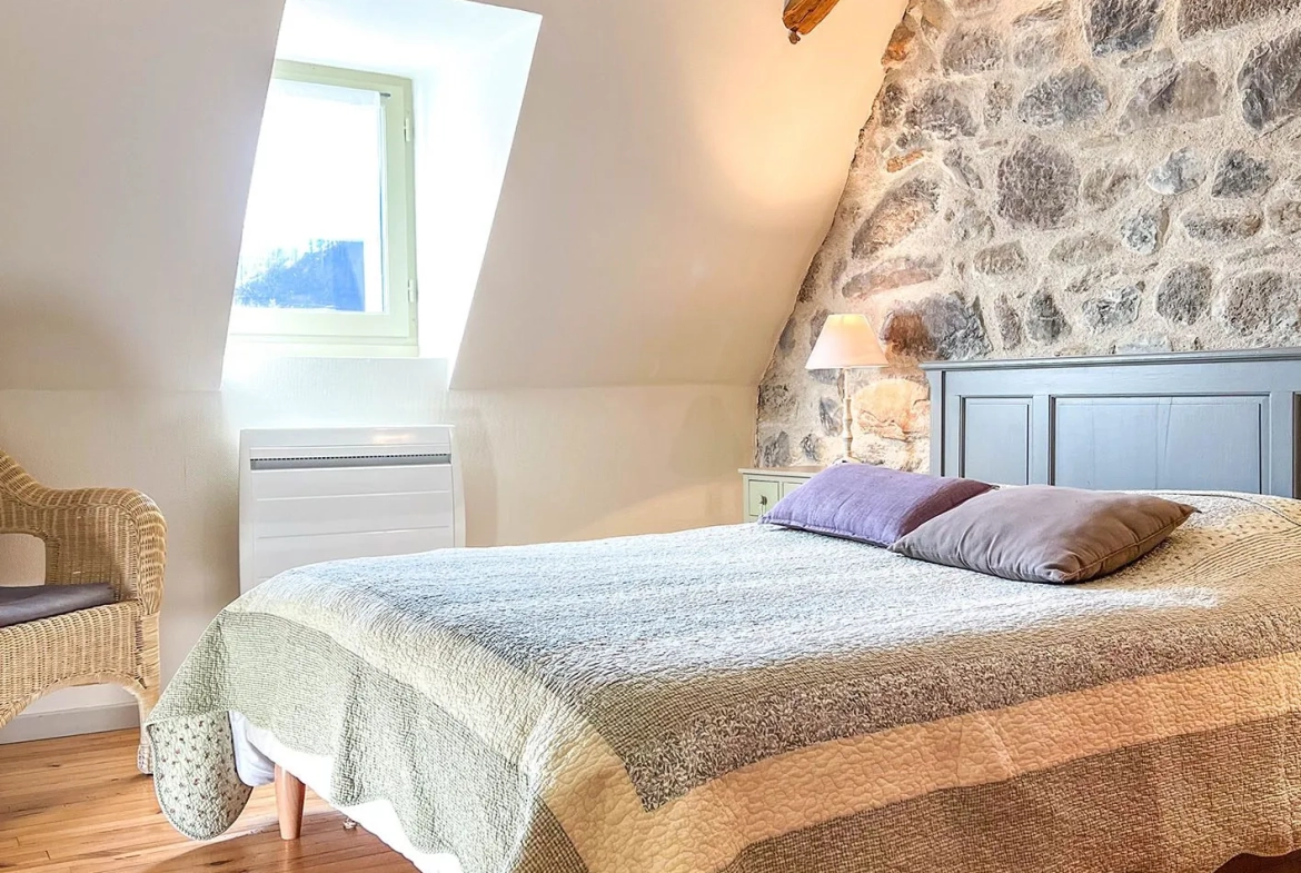 Belle maison de campagne rénovée avec jardin à Thiezac - Charme et authenticité 