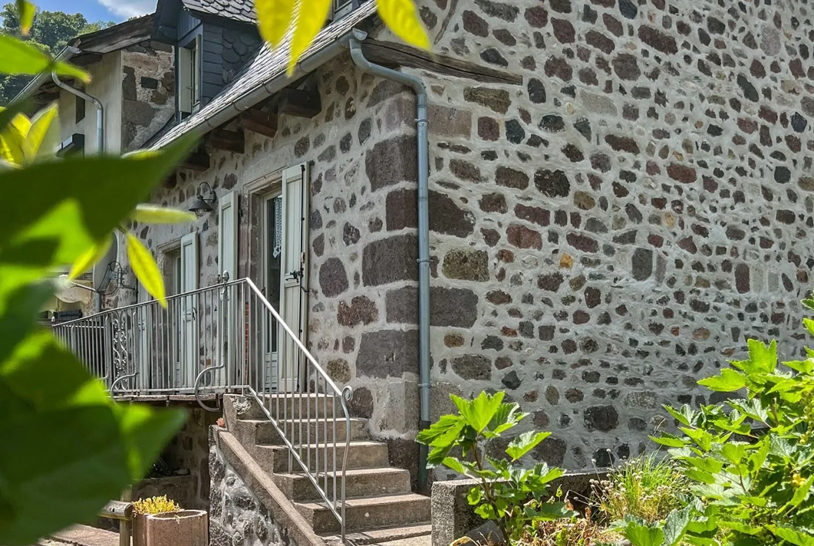 Belle maison de campagne rénovée avec jardin à Thiezac - Charme et authenticité 
