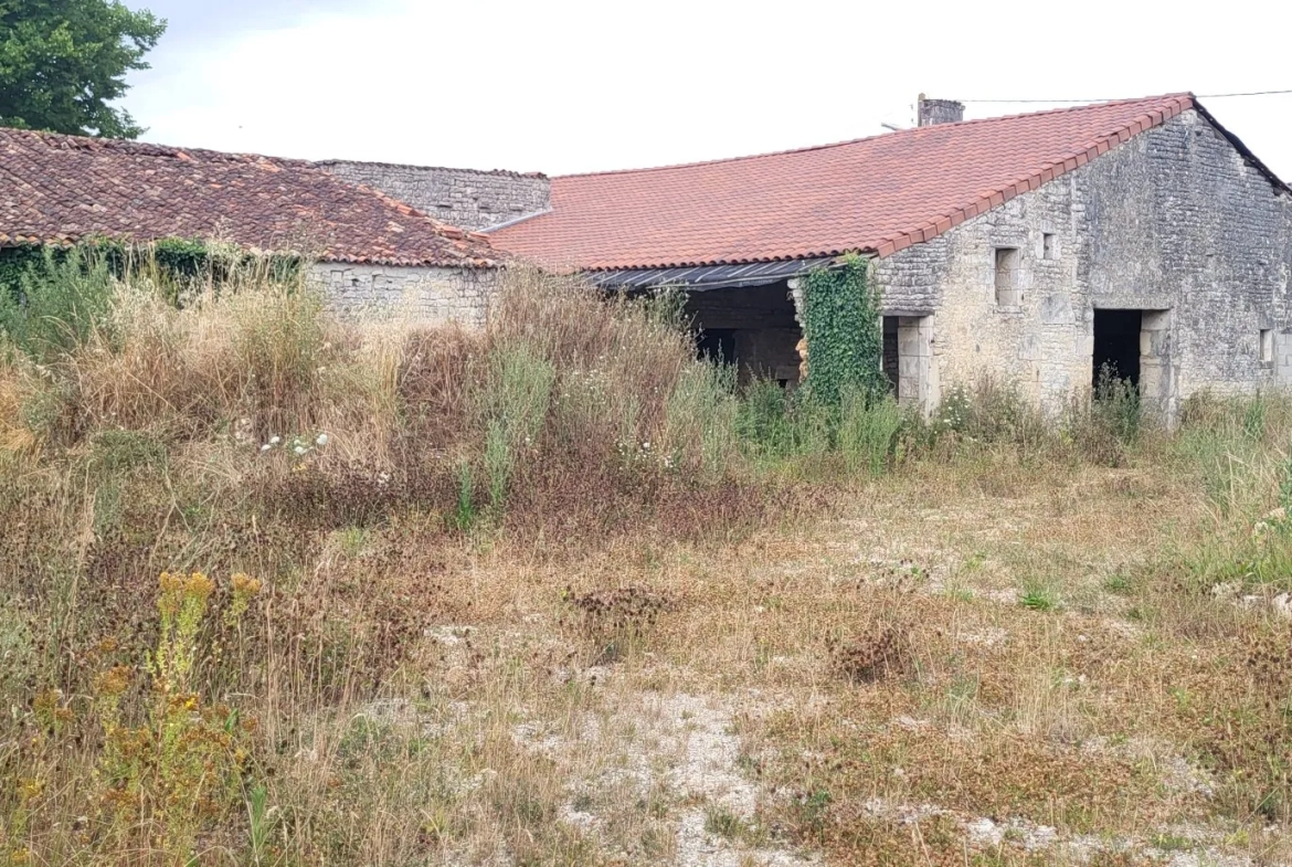 Maison ancienne à rénover à Néré – potentiel de développement 