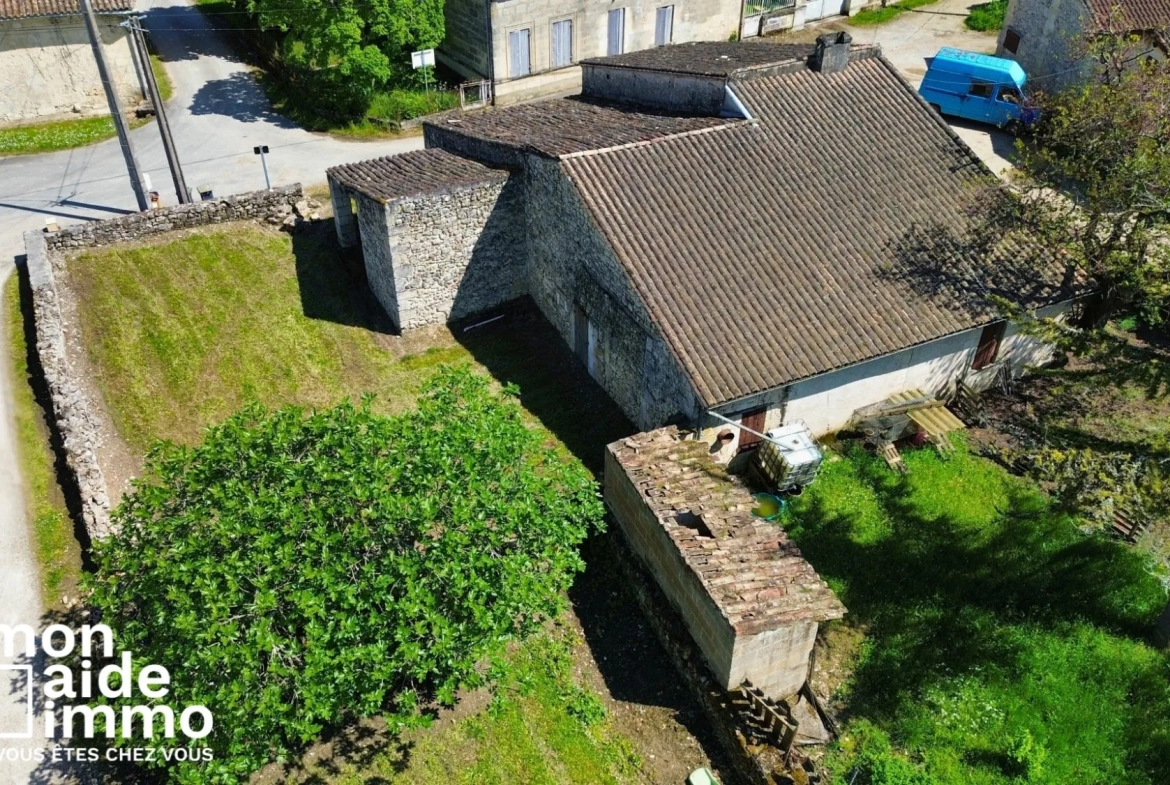 Maison en pierre à rénover à Puisseguin près de Saint-Émilion 