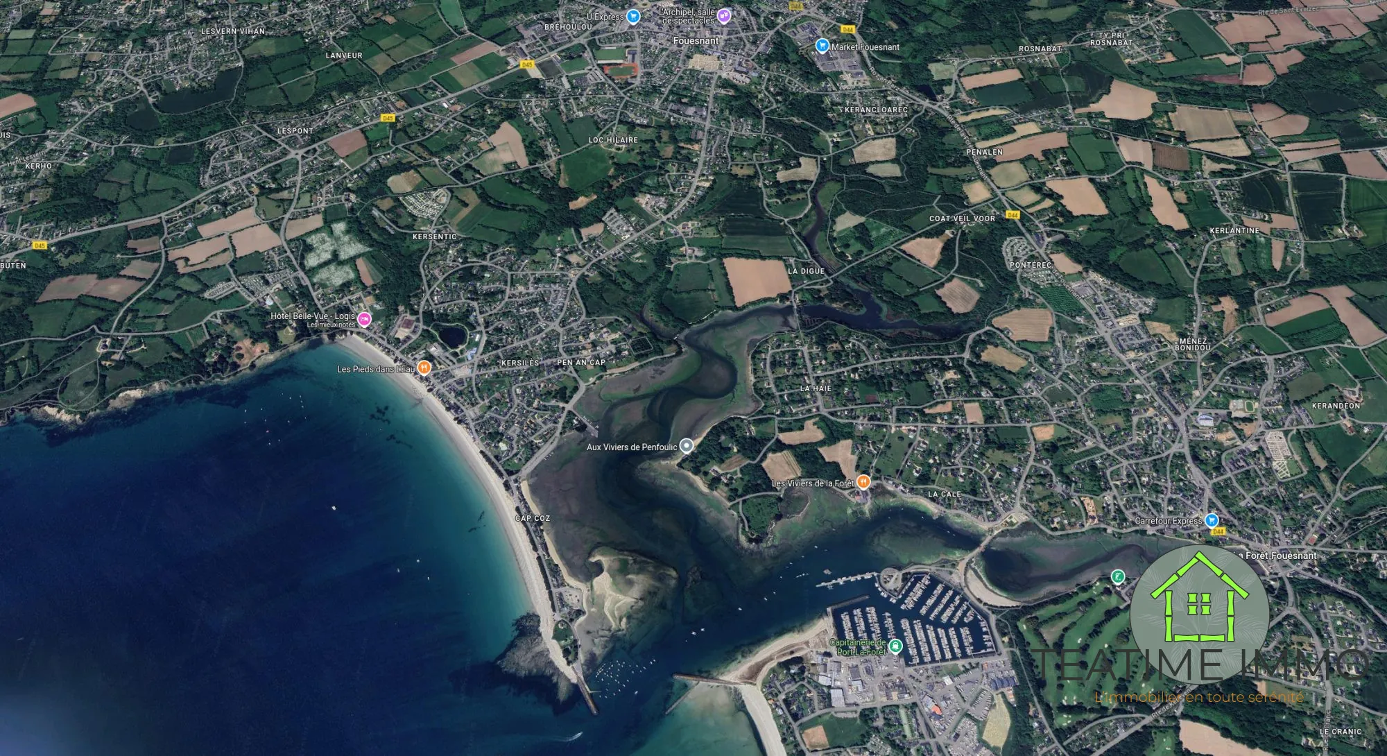 Maison à vendre à Fouesnant proche plage - Investissement ou résidence secondaire 