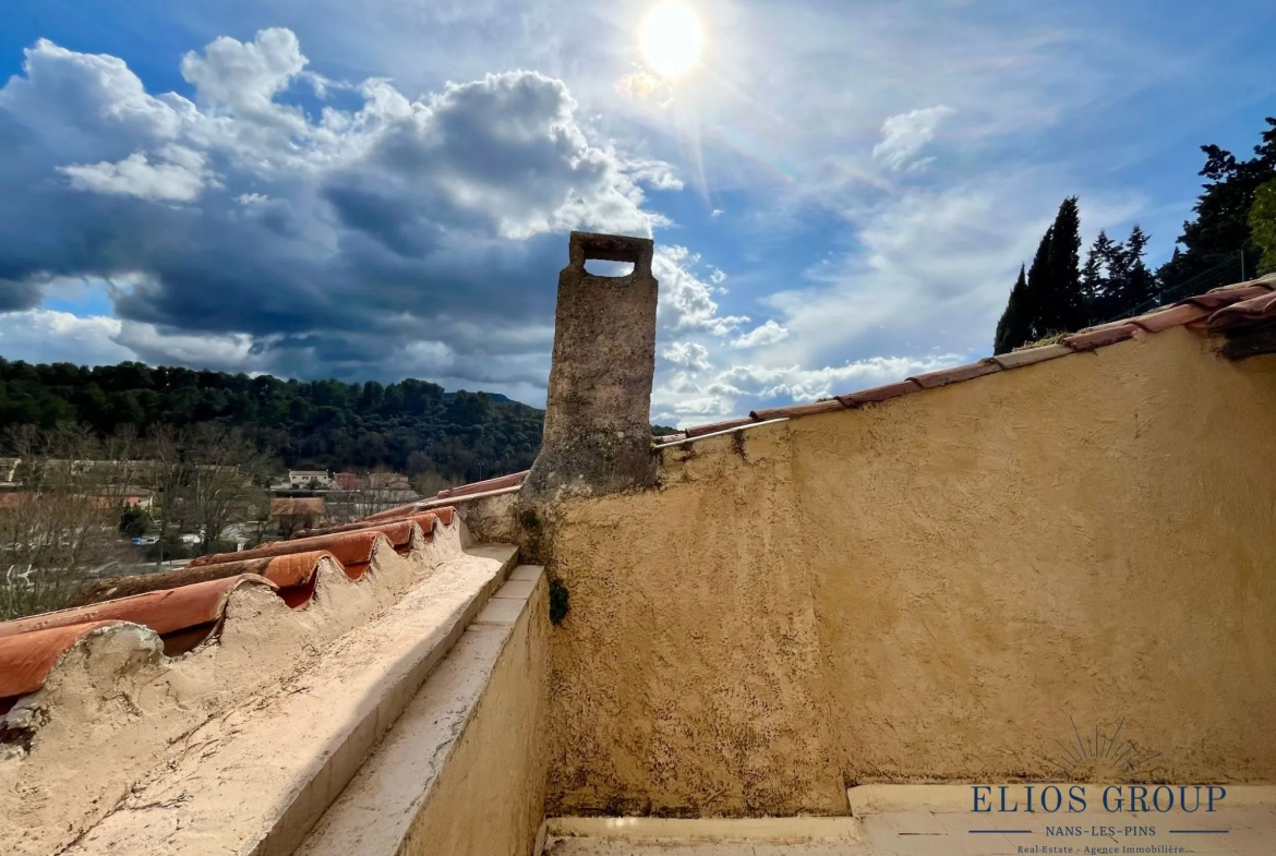 Bastide à rénover avec terrasse et cave à Jouques, idéal investisseur 