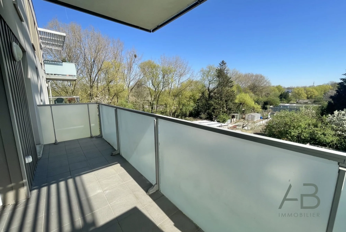 Investissement dans un T3 senior à Wasquehal avec terrasse et parking 