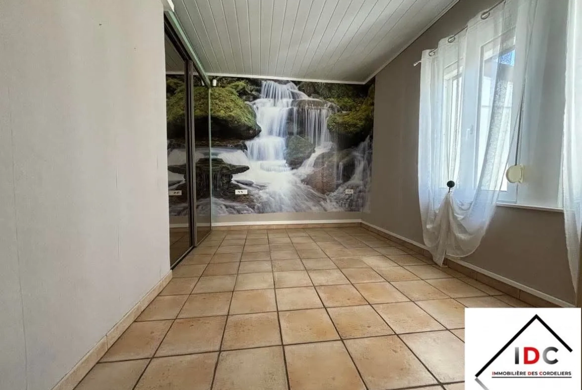 Charmante maison de village à Sarrebourg avec véranda et garage 