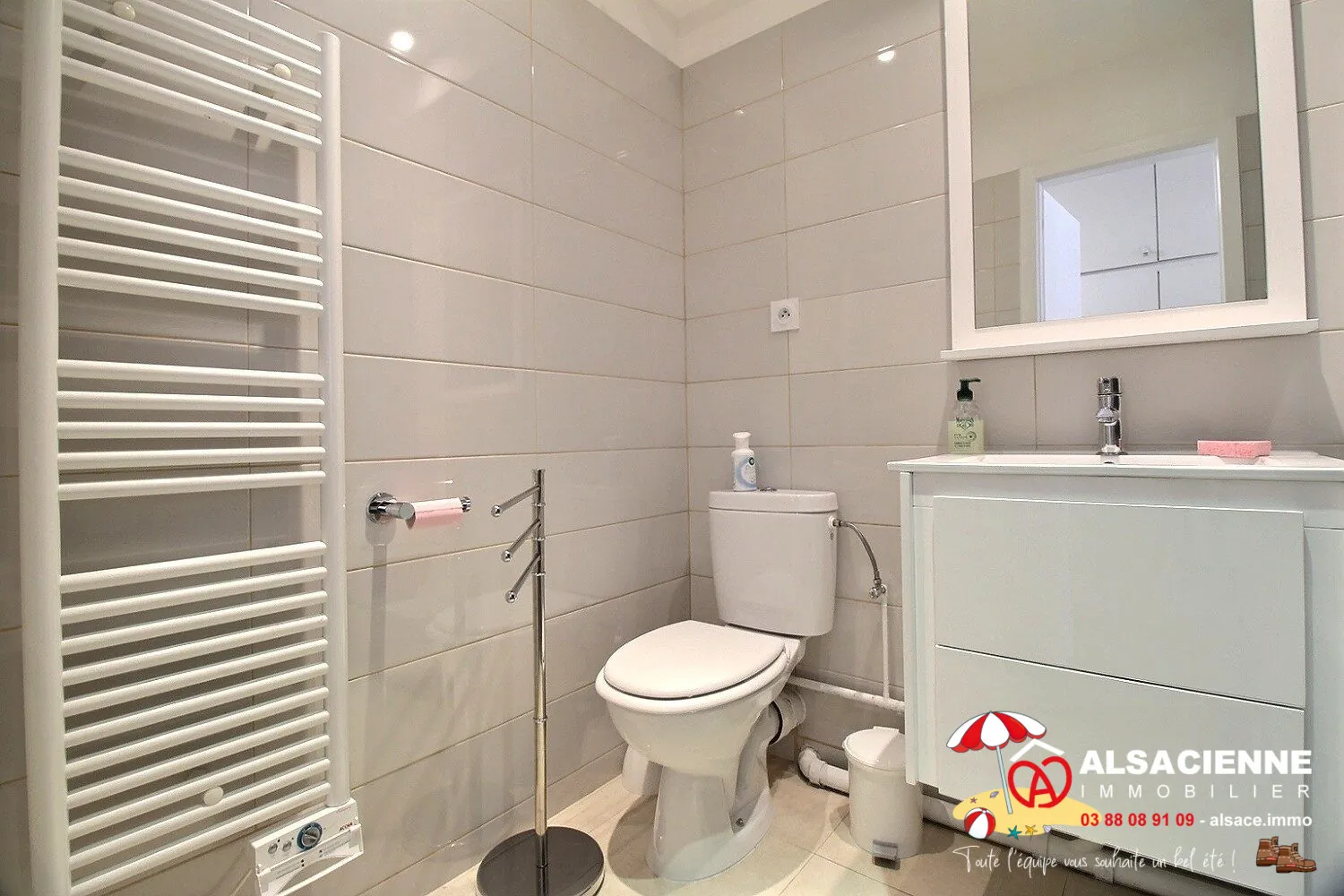Bel appartement F1 en rez-de-jardin avec terrasse au Hohwald 