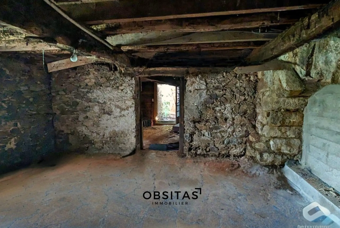 Maison à vendre à Laguépie avec jardin et potentiel de rénovation 