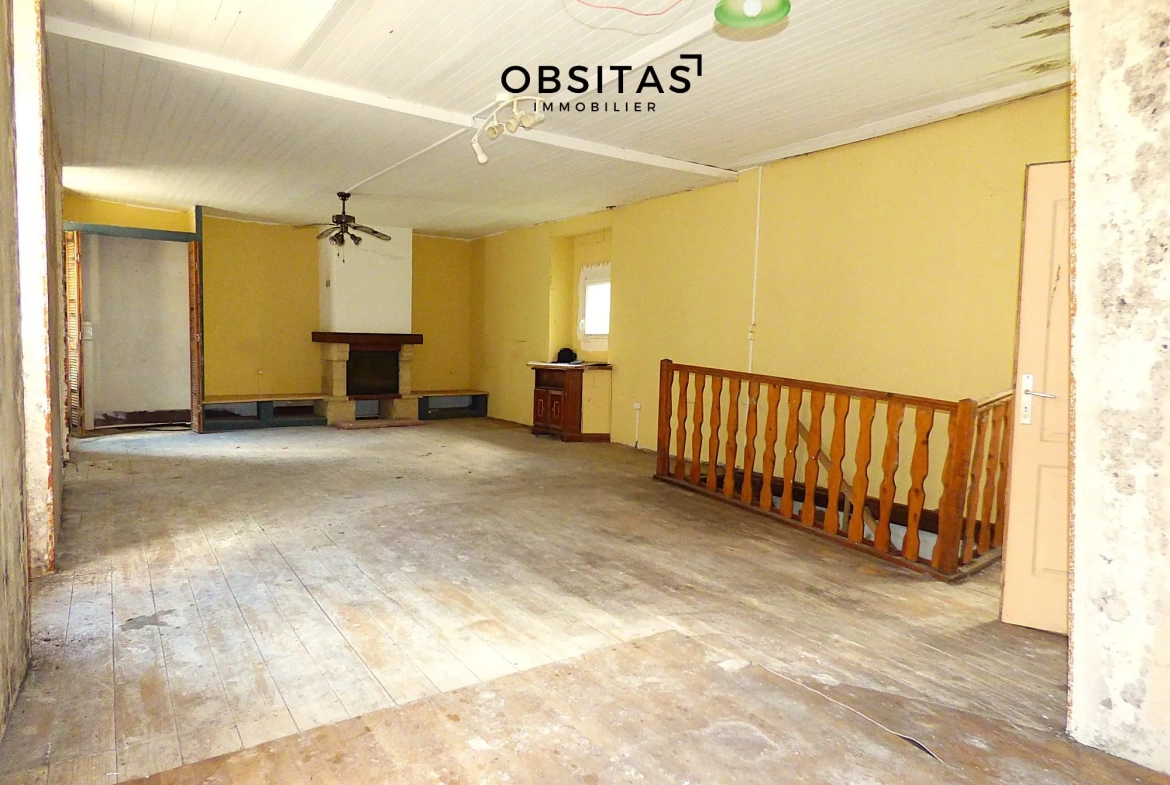 Maison à vendre à Laguépie avec jardin et potentiel de rénovation 