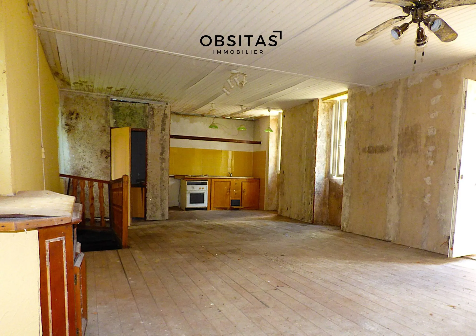 Maison à vendre à Laguépie avec jardin et potentiel de rénovation 