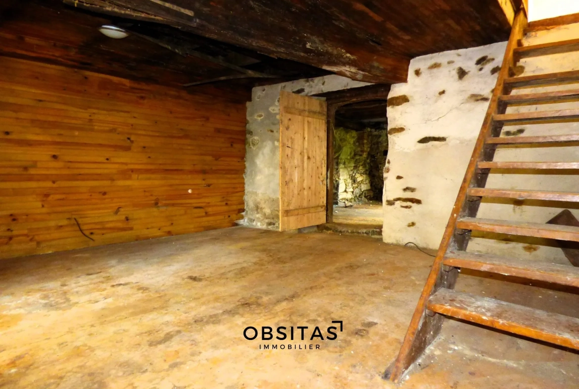 Maison à vendre à Laguépie avec jardin et potentiel de rénovation 