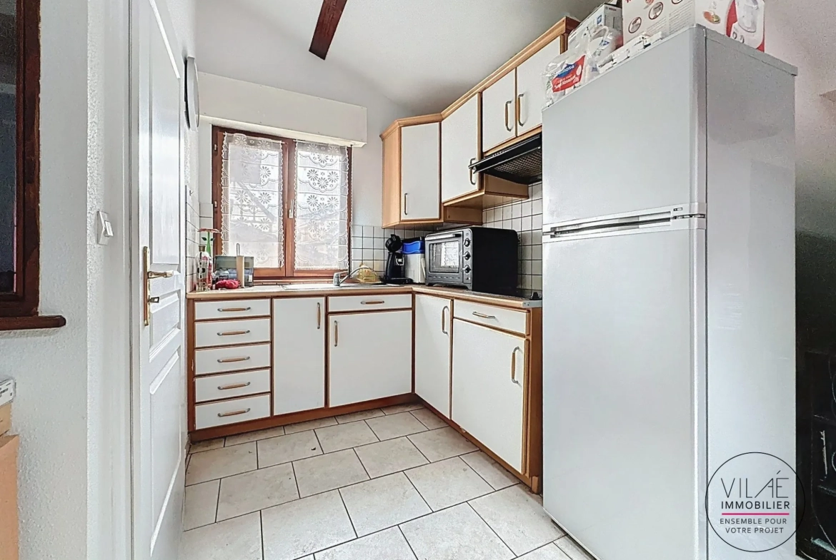 Bel appartement T2 de 43 m² à Obernai avec terrasse et cave 