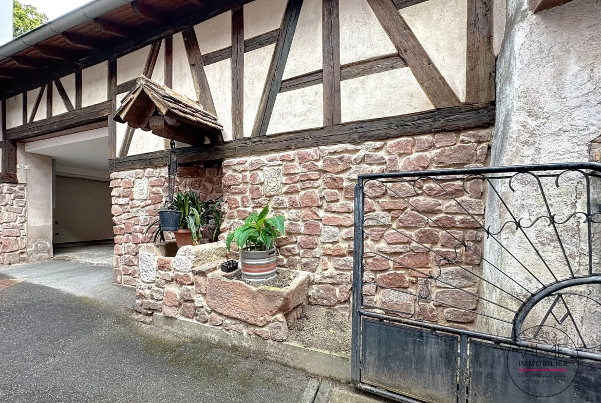 Bel appartement T2 de 43 m² à Obernai avec terrasse et cave 